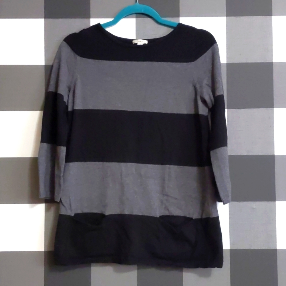 Caslon striped sweater WITH POCKETS!